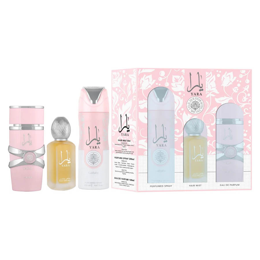 Set Lattafa Yara Women Set 3 Piezas Eau De Parfum